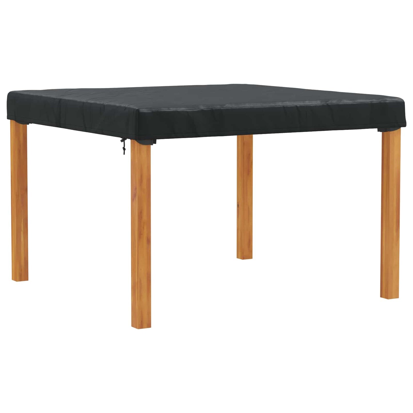 Tafel Dek Effen Zwart 142 x 142 x 15 cm Stof is nu te koop bij PeponiXL, paradijselijk wonen!