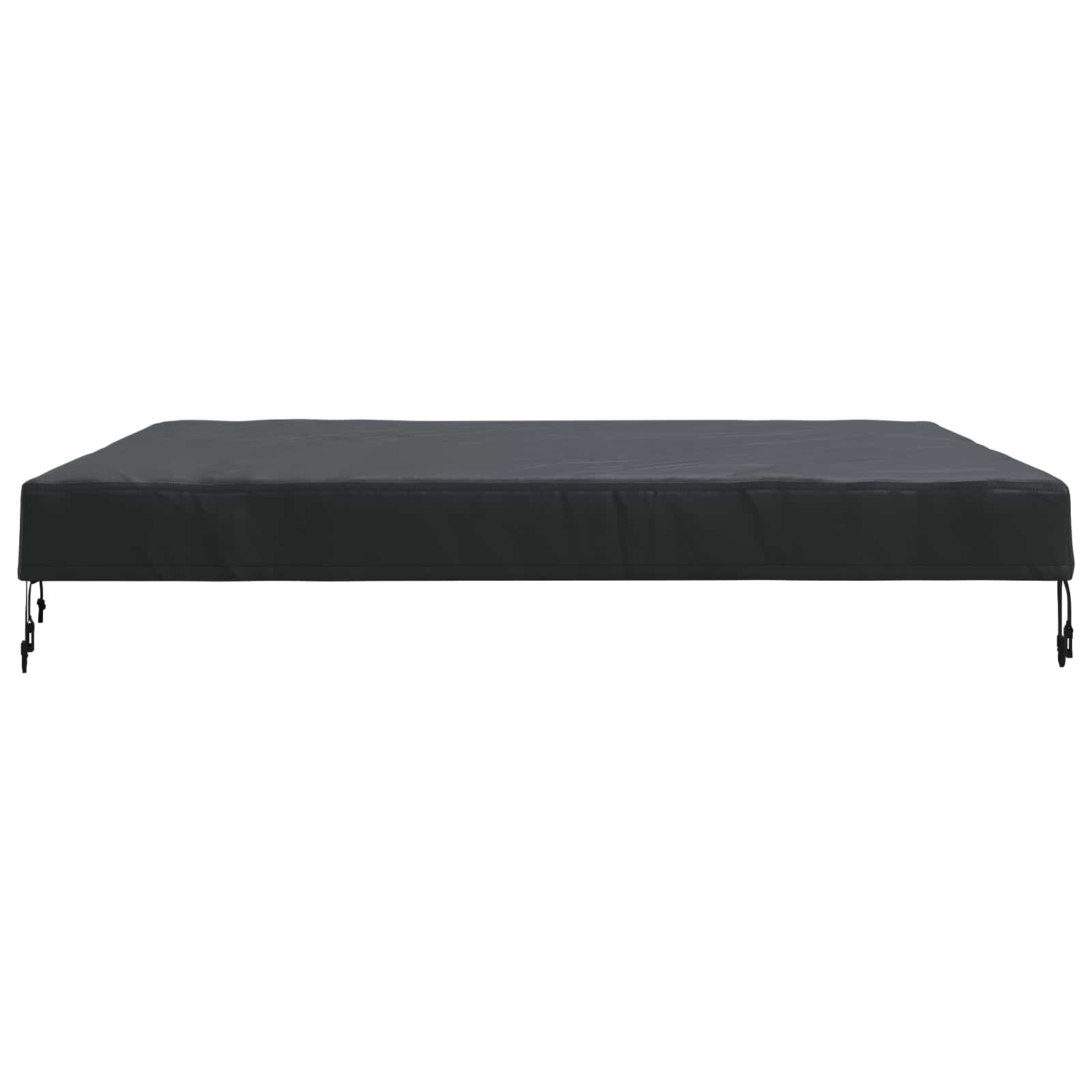 Tafel Dek Effen Zwart 142 x 142 x 15 cm Stof is nu te koop bij PeponiXL, paradijselijk wonen!