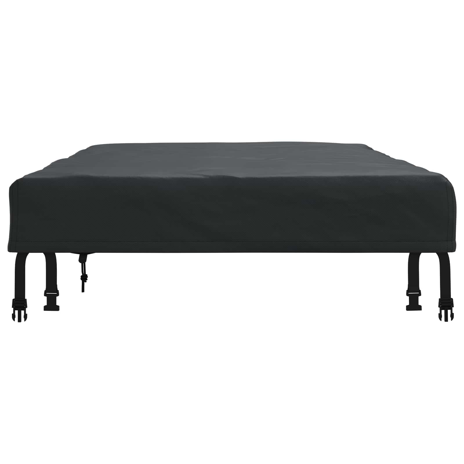 Tafel Dek Effen Zwart 122 x 72 x 15 cm Stof is nu te koop bij PeponiXL, paradijselijk wonen!