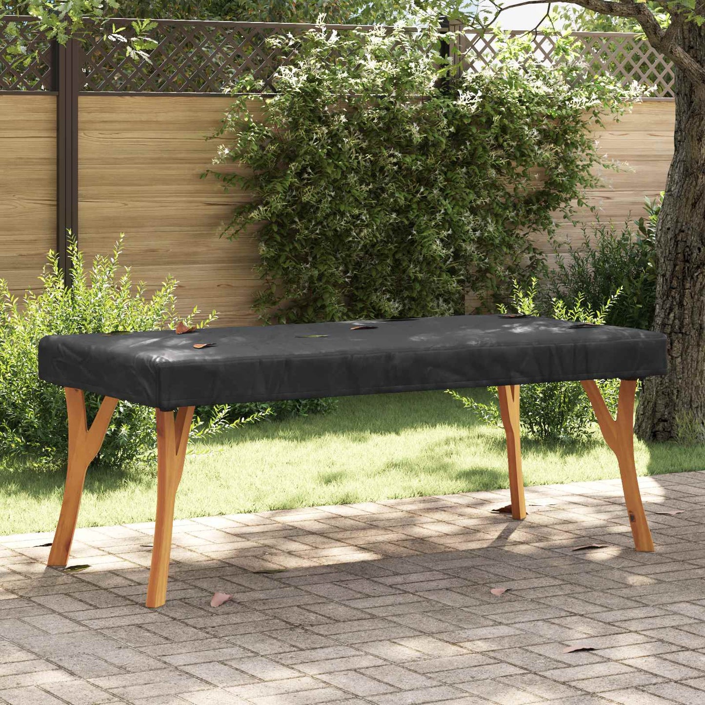 Tafel Dek Effen Zwart 182 x 92 x 15 cm Stof is nu te koop bij PeponiXL, paradijselijk wonen!