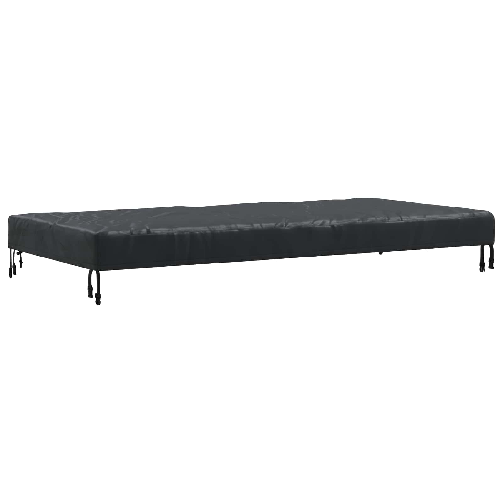 Tafel Dek Effen Zwart 182 x 92 x 15 cm Stof is nu te koop bij PeponiXL, paradijselijk wonen!