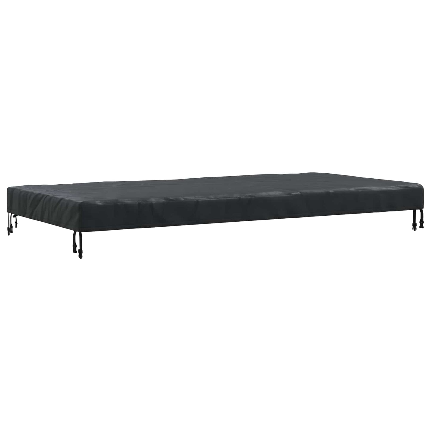Tafel Dek Effen Zwart 202 x 92 x 15 cm Stof is nu te koop bij PeponiXL, paradijselijk wonen!