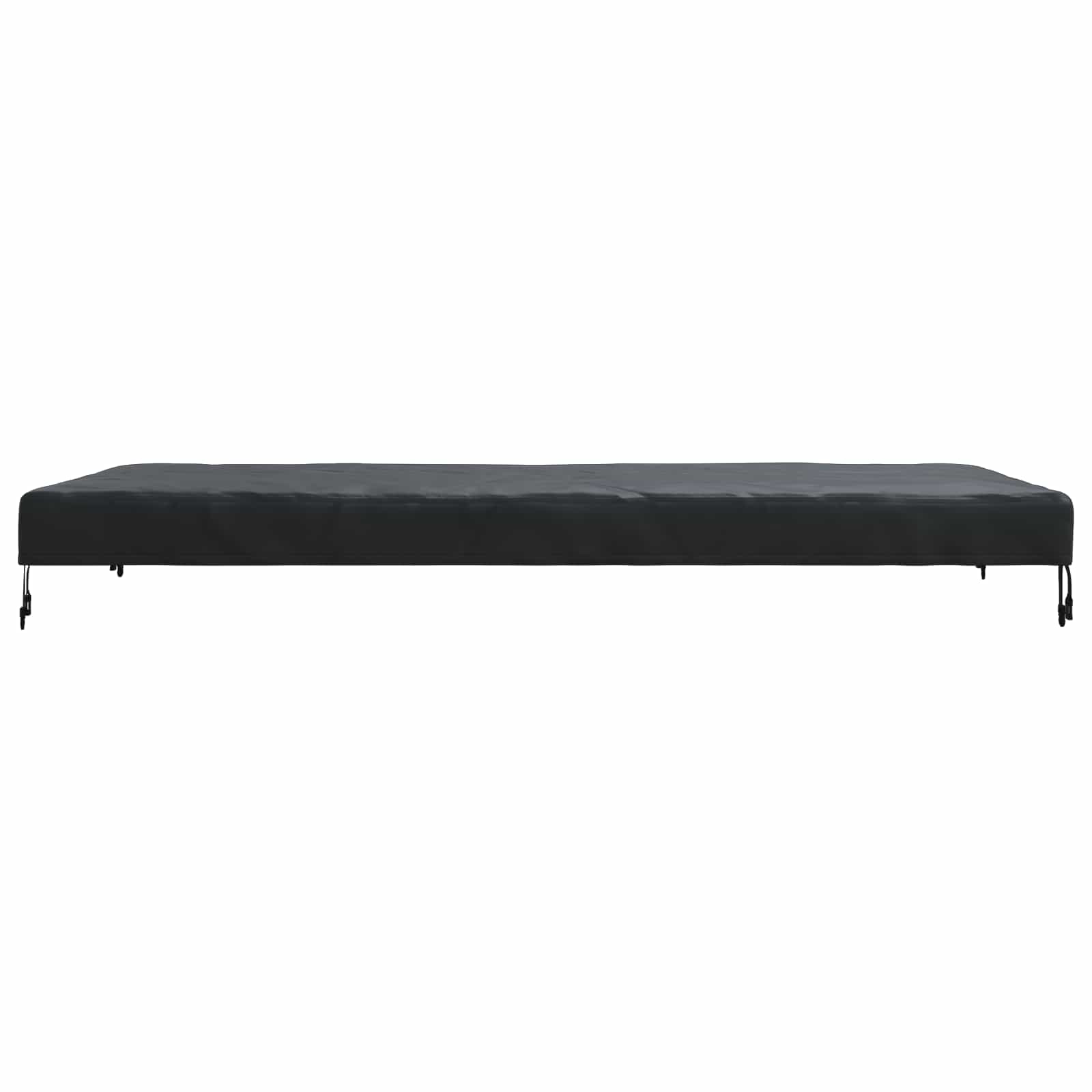 Tafel Dek Effen Zwart 202 x 92 x 15 cm Stof is nu te koop bij PeponiXL, paradijselijk wonen!