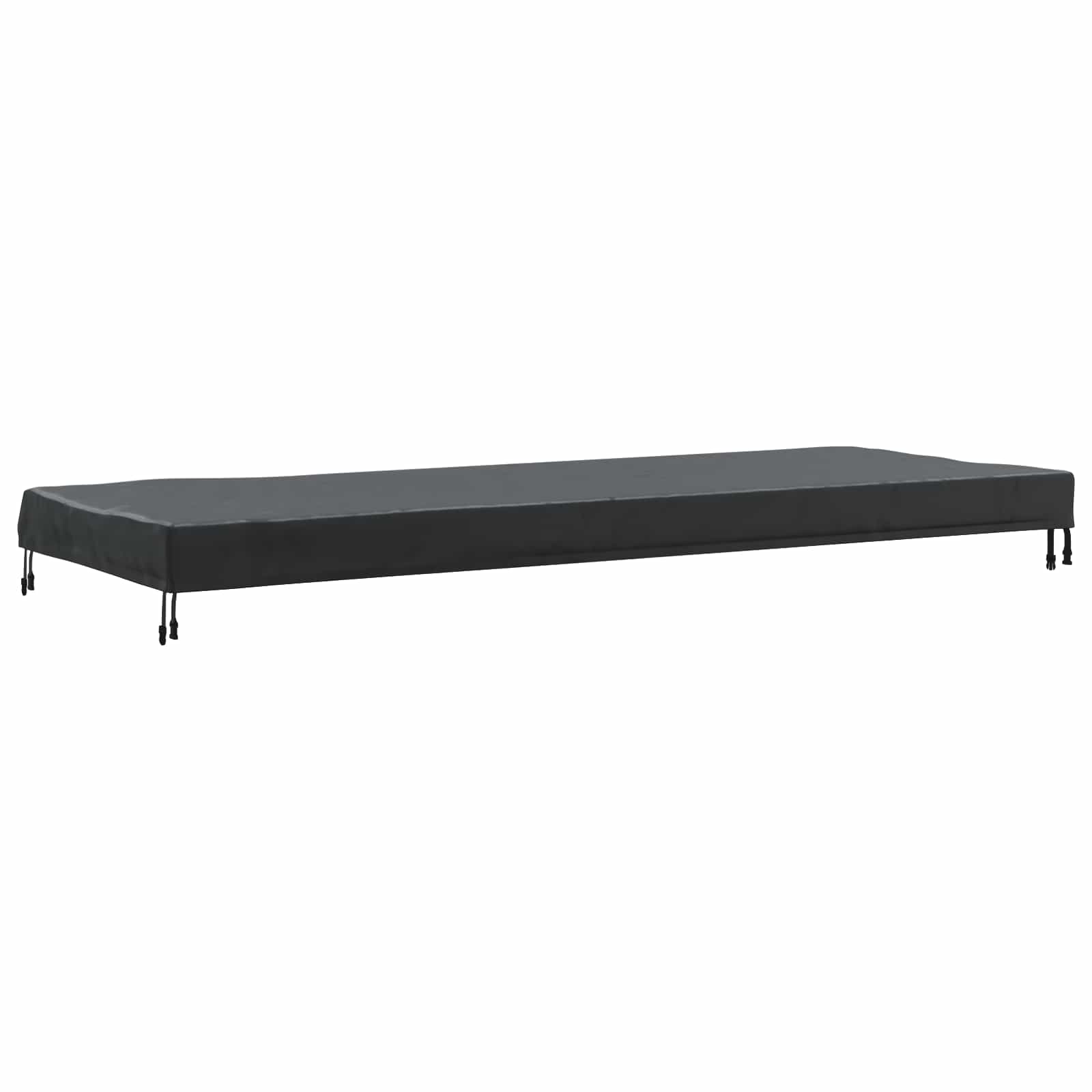 Tafel Dek Effen Zwart 242 x 102 x 15 cm Stof is nu te koop bij PeponiXL, paradijselijk wonen!