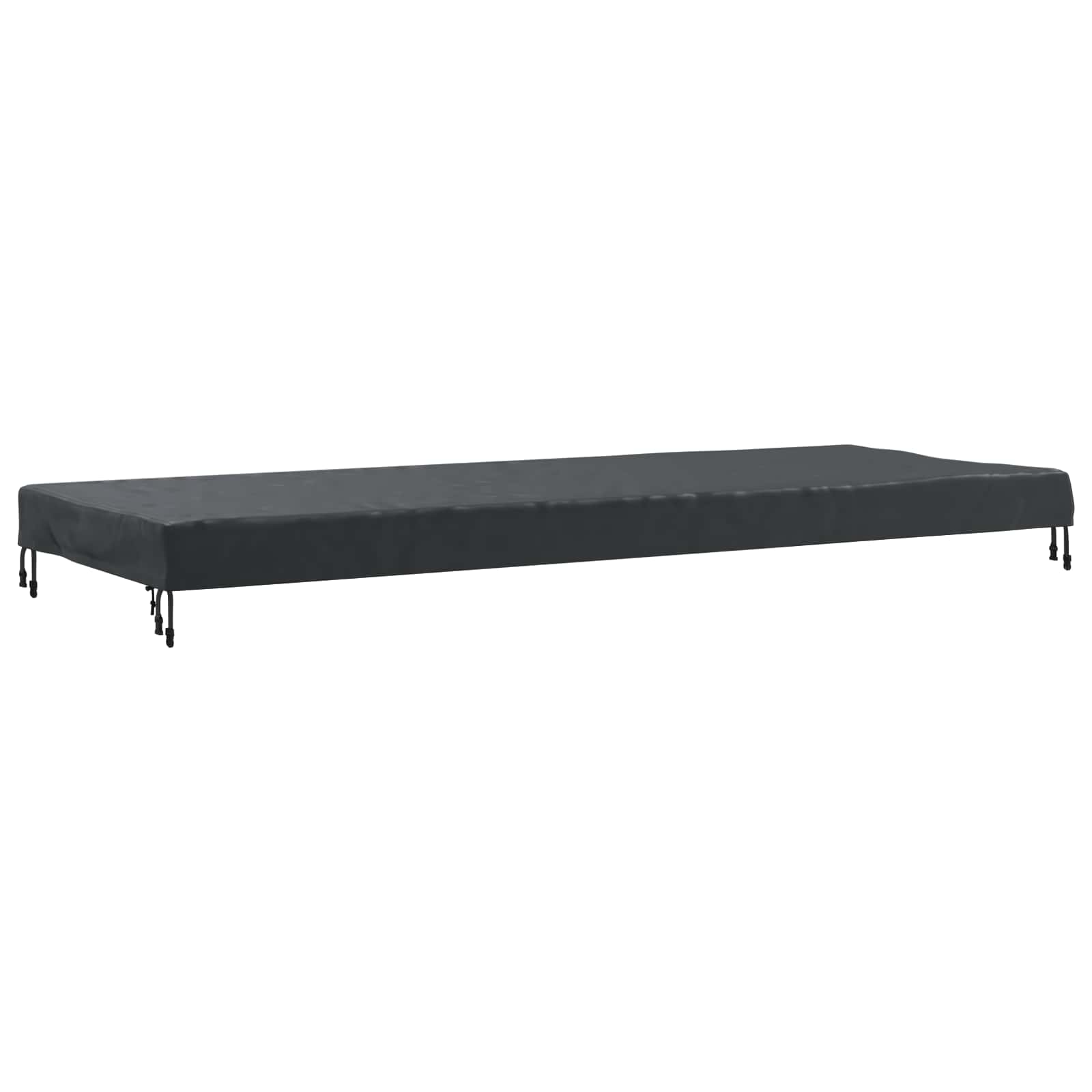 Tafel Dek Effen Zwart 242 x 102 x 15 cm Stof is nu te koop bij PeponiXL, paradijselijk wonen!