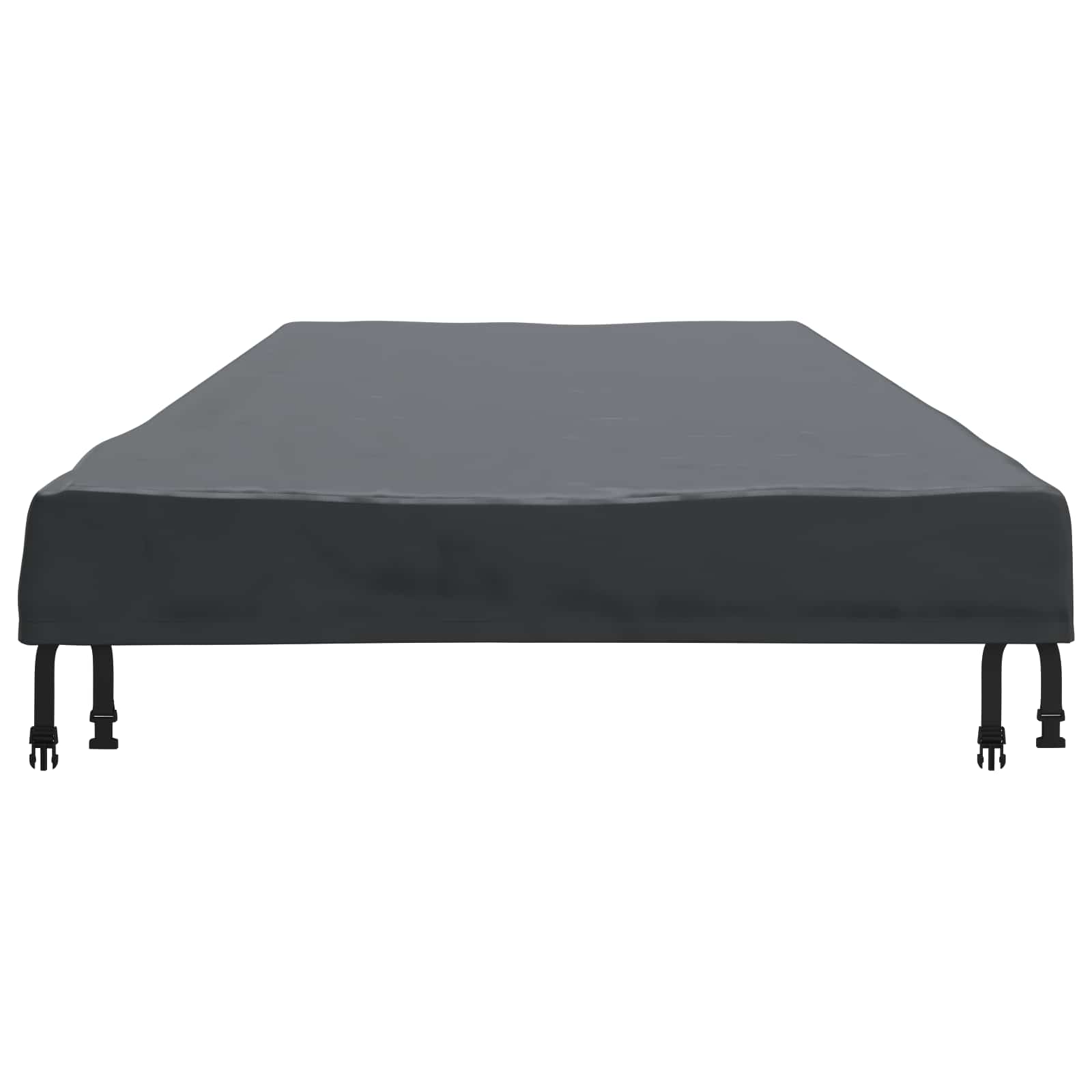 Tafel Dek Effen Zwart 242 x 102 x 15 cm Stof is nu te koop bij PeponiXL, paradijselijk wonen!