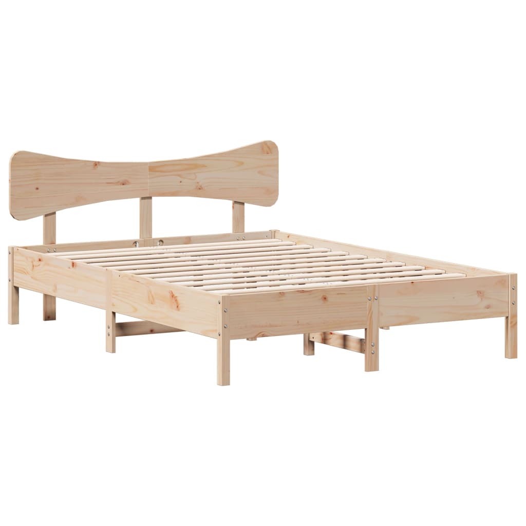 Bedframe zonder matras massief grenenhout 120x200 cm is nu te koop bij PeponiXL, paradijselijk wonen!