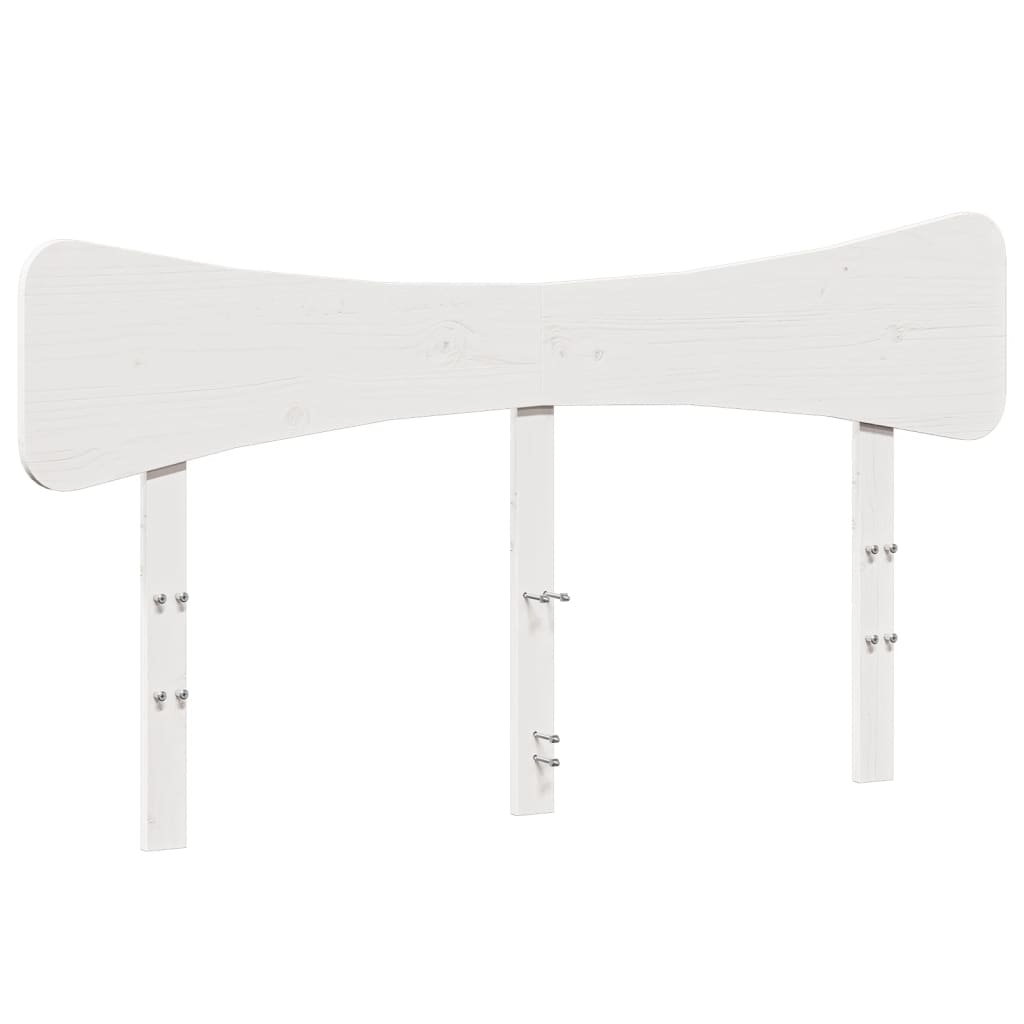 Bedframe zonder matras massief grenenhout wit 120x200 cm is nu te koop bij PeponiXL, paradijselijk wonen!