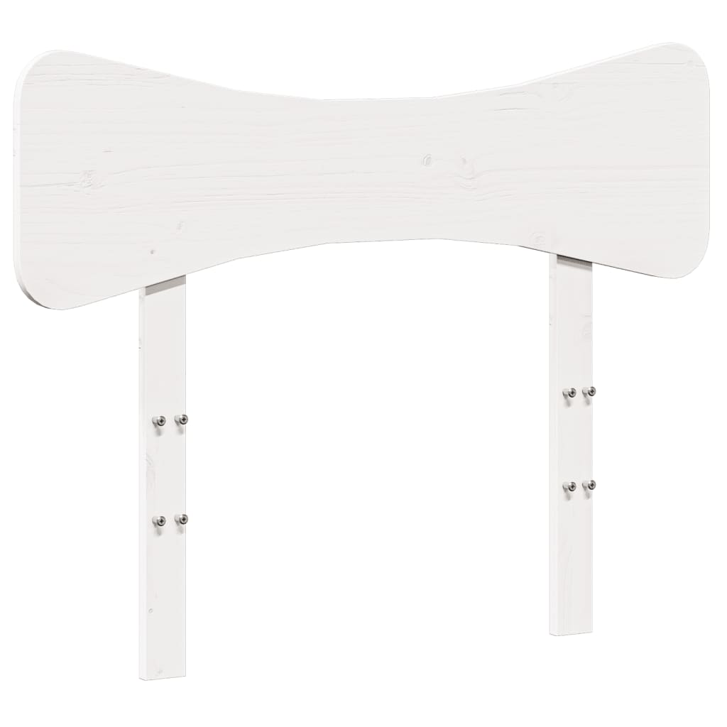 Bedframe zonder matras massief grenenhout wit 140x200 cm is nu te koop bij PeponiXL, paradijselijk wonen!