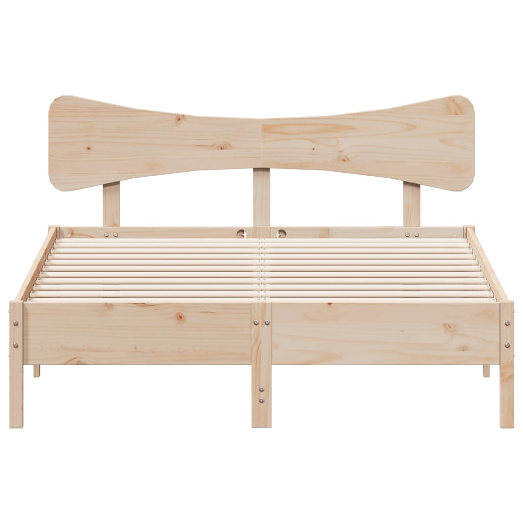 Bedframe zonder matras massief grenenhout 120x190 cm is nu te koop bij PeponiXL, paradijselijk wonen!