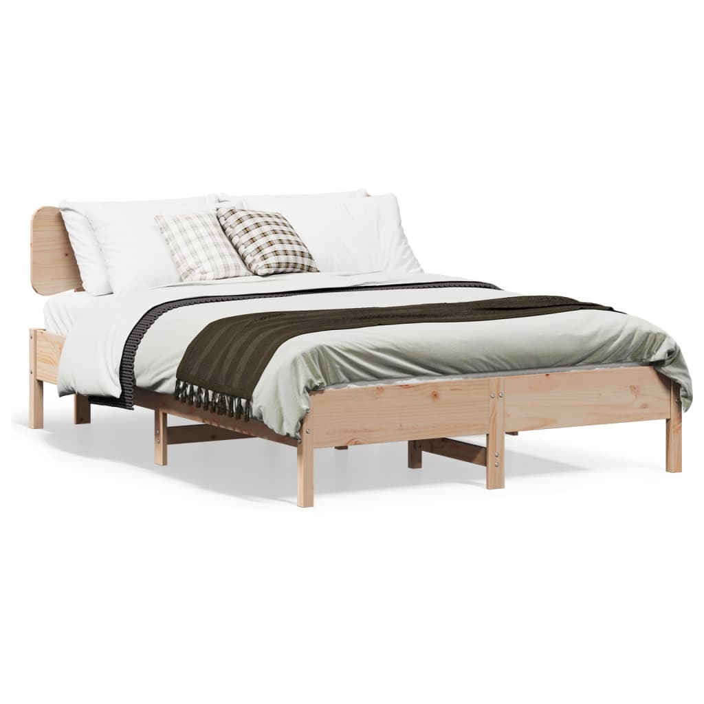 Bedframe zonder matras massief grenenhout 120x190 cm is nu te koop bij PeponiXL, paradijselijk wonen!