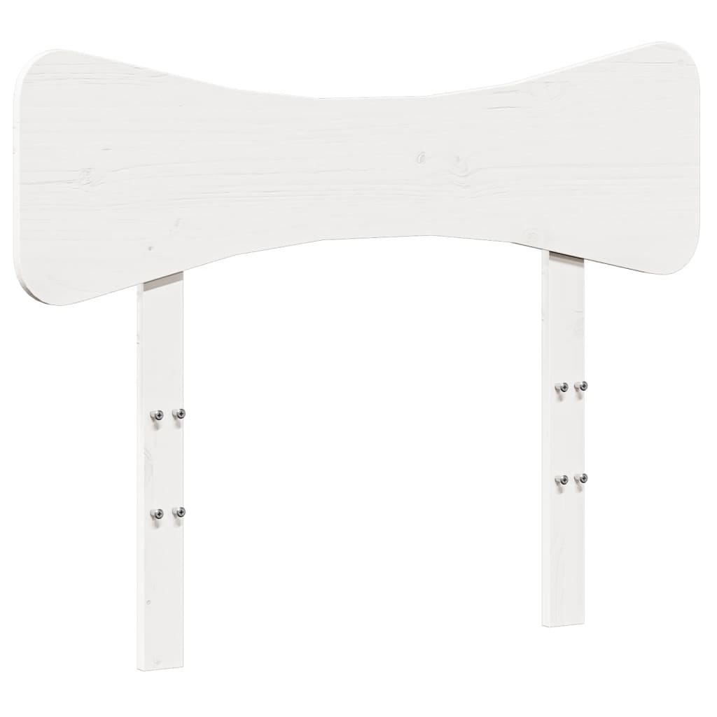 Bedframe zonder matras massief grenenhout wit 90x190 cm is nu te koop bij PeponiXL, paradijselijk wonen!