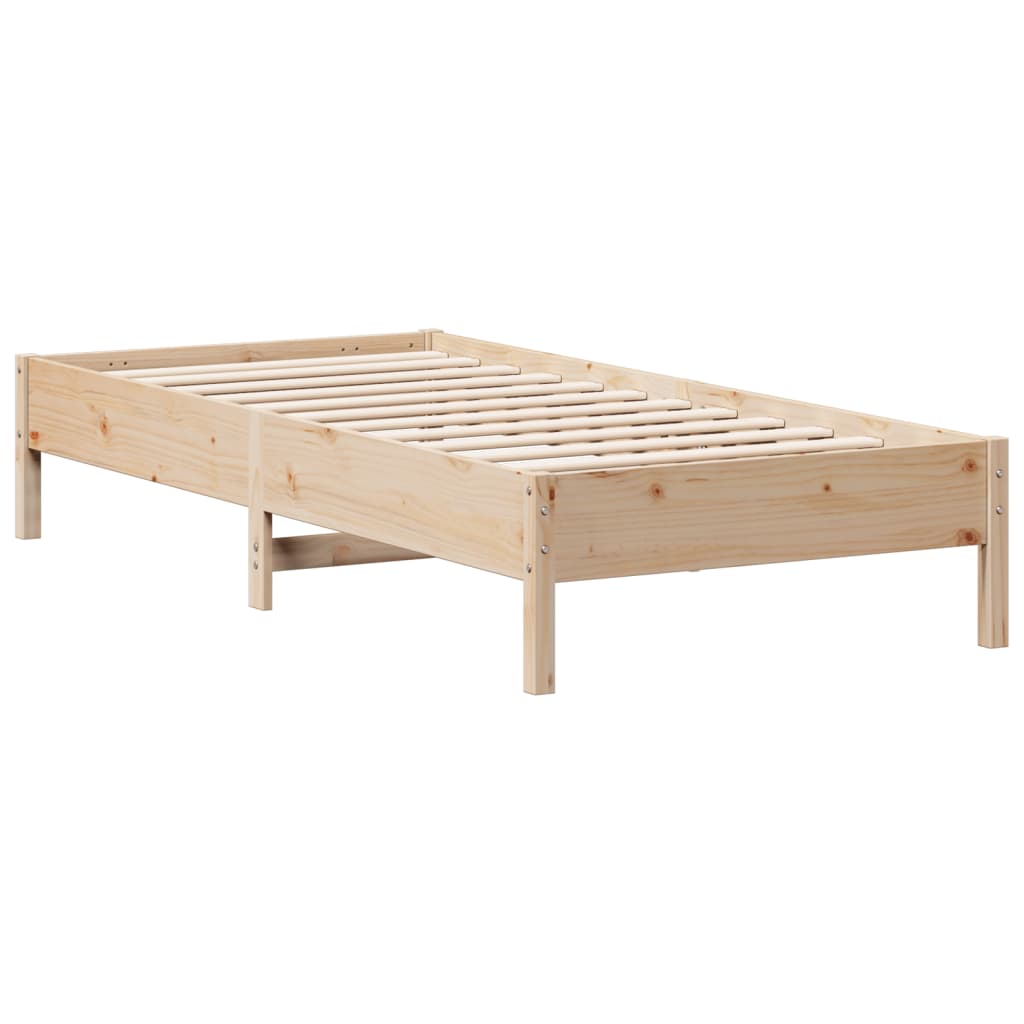 Bedframe zonder matras massief grenenhout 75x190 cm is nu te koop bij PeponiXL, paradijselijk wonen!