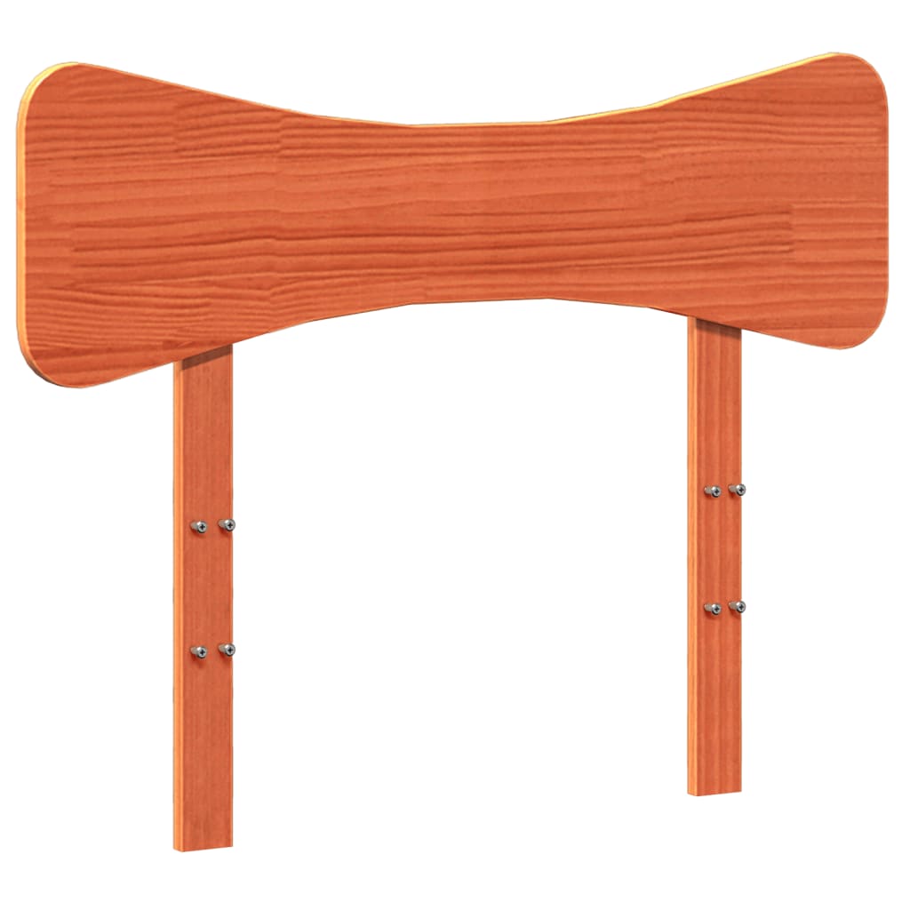 Bedframe zonder matras massief grenenhout wasbruin 75x190 cm is nu te koop bij PeponiXL, paradijselijk wonen!