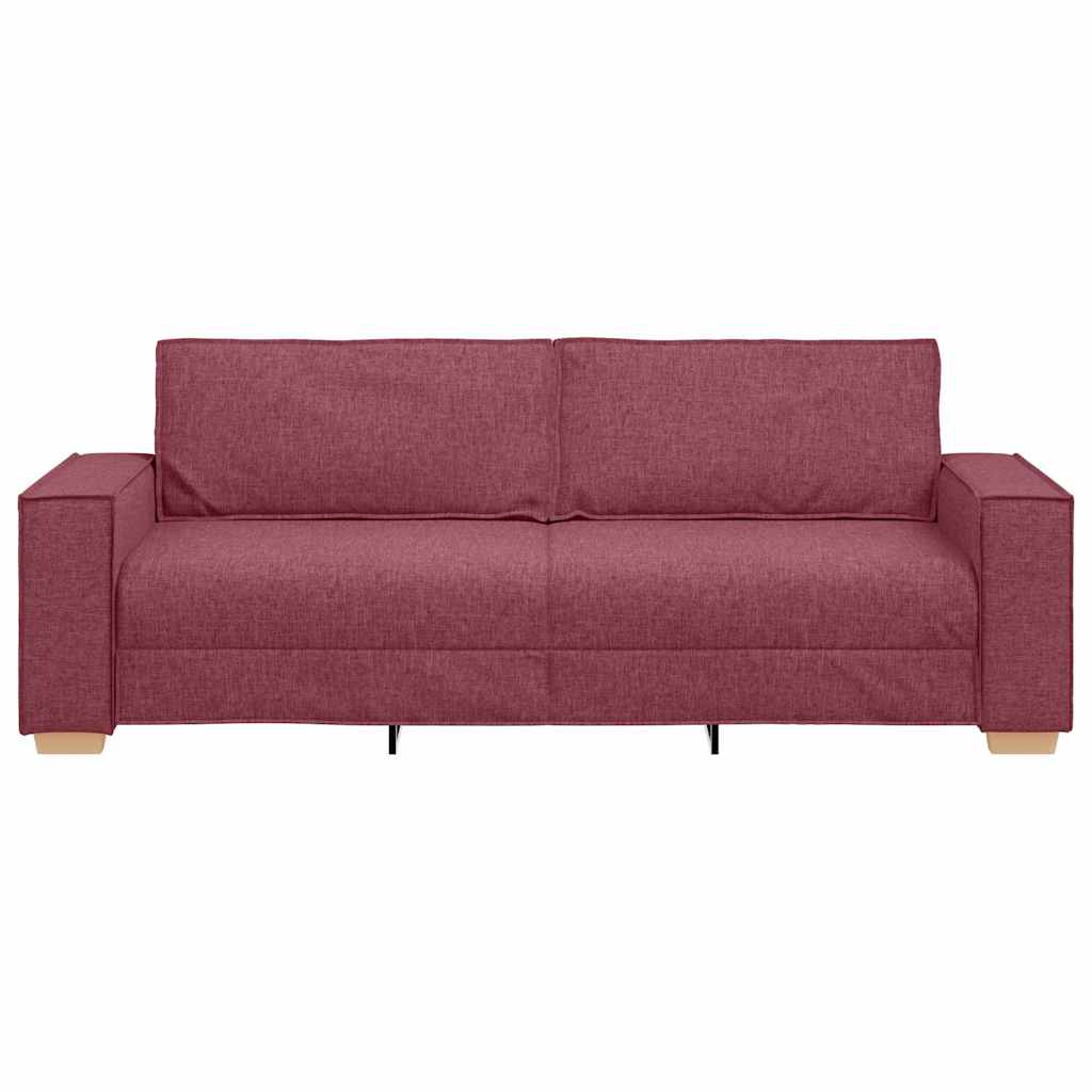 3-zitsbank Wijnrood 180 cm Stof is nu te koop bij PeponiXL, paradijselijk wonen!