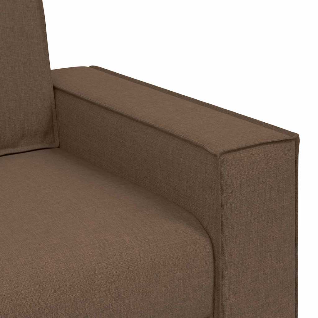 3-zitsbank Bruin 180 cm Stof is nu te koop bij PeponiXL, paradijselijk wonen!