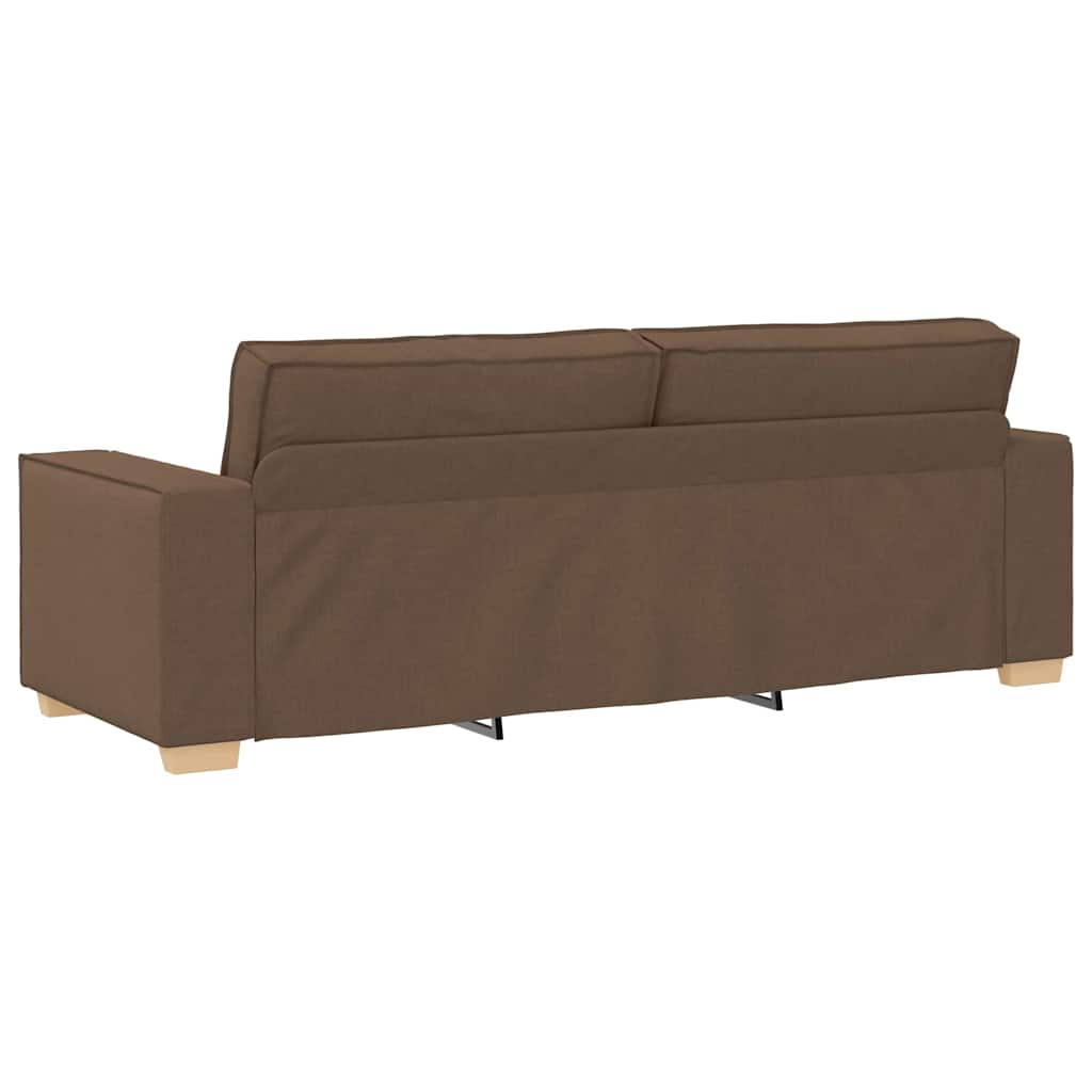3-zitsbank Bruin 180 cm Stof is nu te koop bij PeponiXL, paradijselijk wonen!