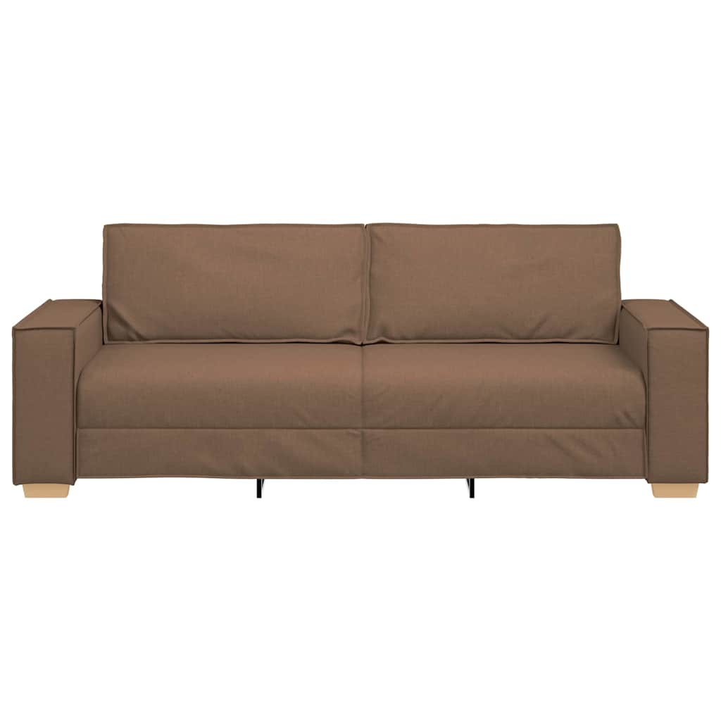 3-zitsbank Bruin 180 cm Stof is nu te koop bij PeponiXL, paradijselijk wonen!