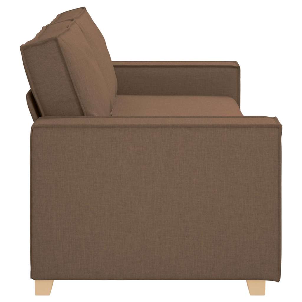 3-zitsbank Bruin 180 cm Stof is nu te koop bij PeponiXL, paradijselijk wonen!