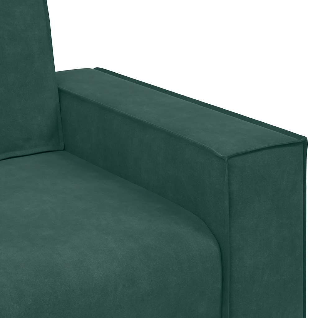 Tweezitsbank 180x78x84 cm fluweel donkergroen is nu te koop bij PeponiXL, paradijselijk wonen!