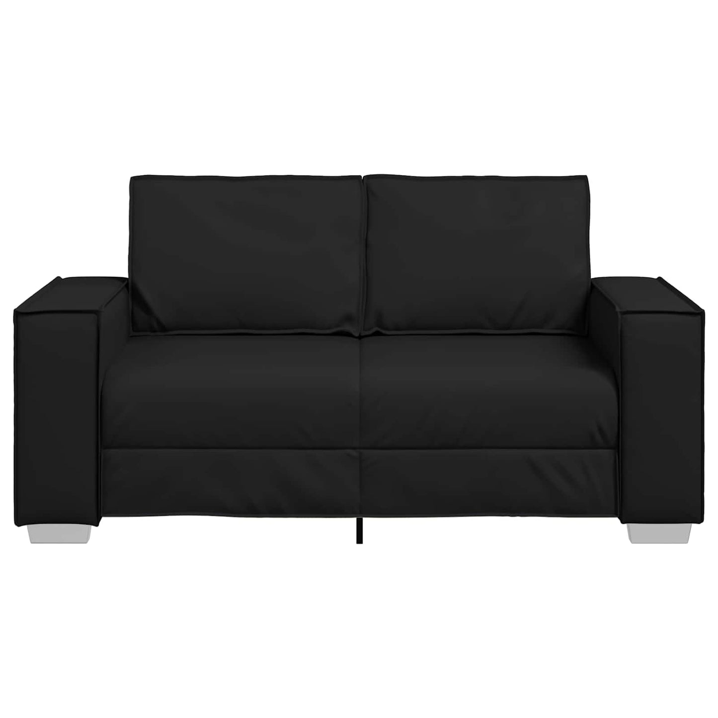 Loveseat Zwart 160 cm Nep Leer is nu te koop bij PeponiXL, paradijselijk wonen!