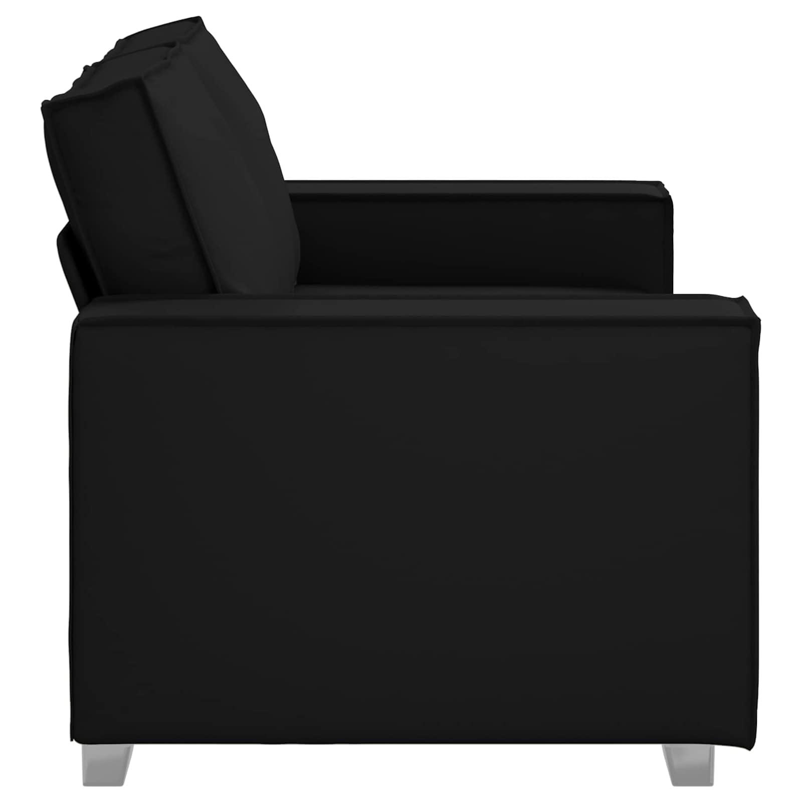 Loveseat Zwart 160 cm Nep Leer is nu te koop bij PeponiXL, paradijselijk wonen!