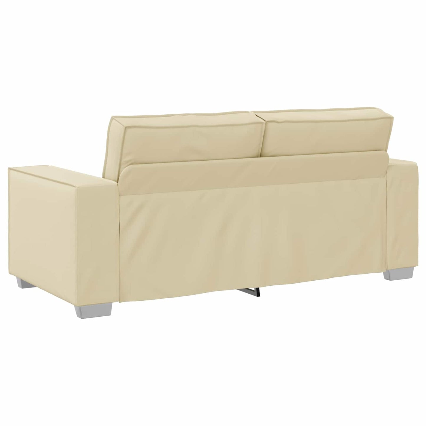 Loveseat Crème 180 cm Nep Leer is nu te koop bij PeponiXL, paradijselijk wonen!