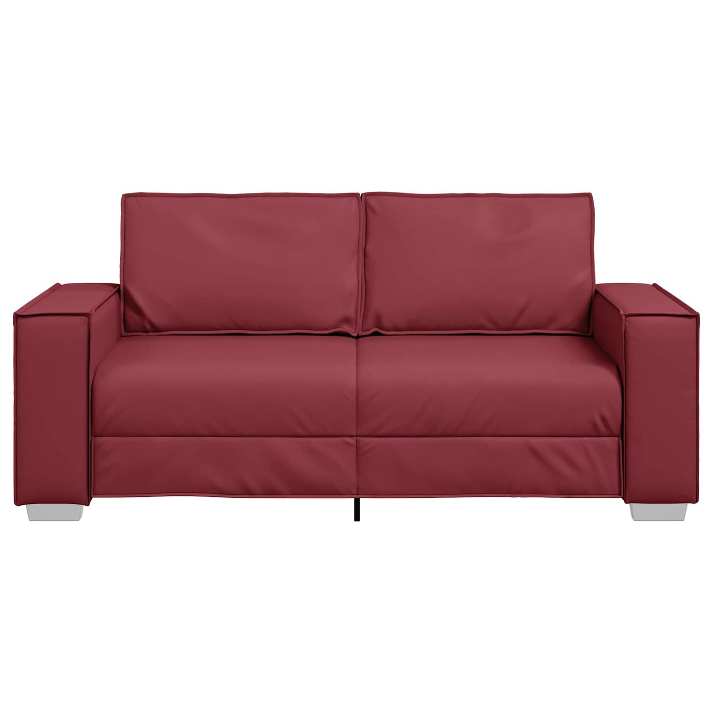 Loveseat Wijnrood 180 cm Nep Leer is nu te koop bij PeponiXL, paradijselijk wonen!