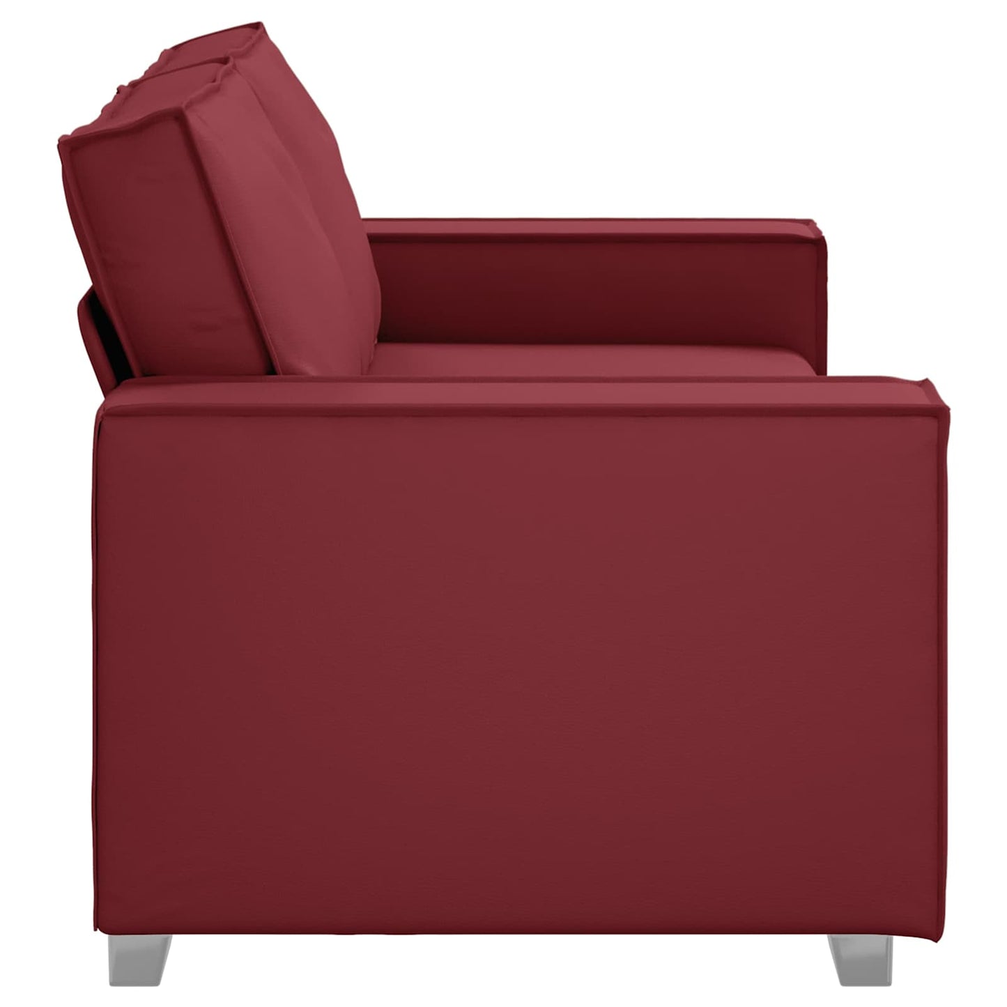 Loveseat Wijnrood 180 cm Nep Leer is nu te koop bij PeponiXL, paradijselijk wonen!