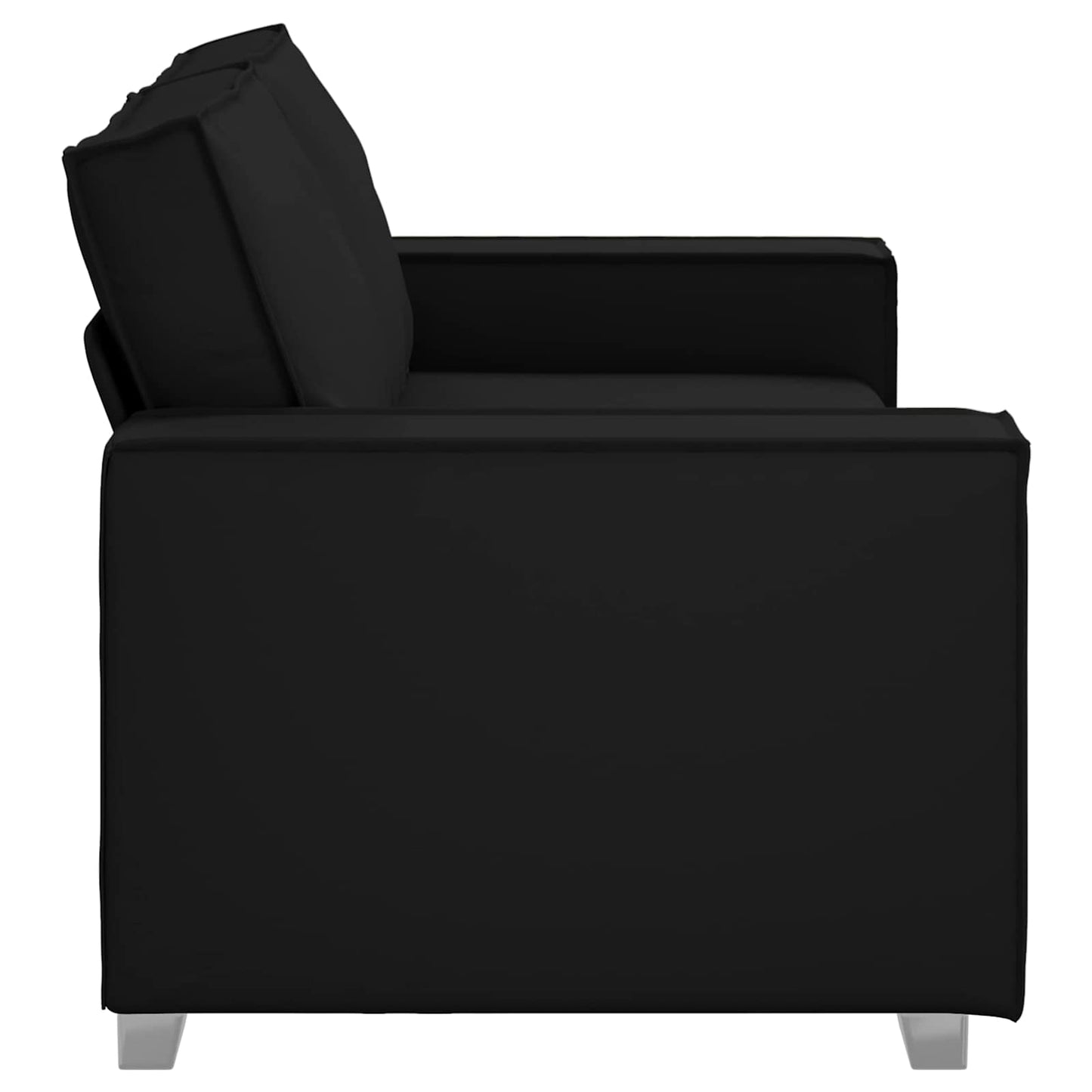 Loveseat Zwart 180 cm Nep Leer is nu te koop bij PeponiXL, paradijselijk wonen!