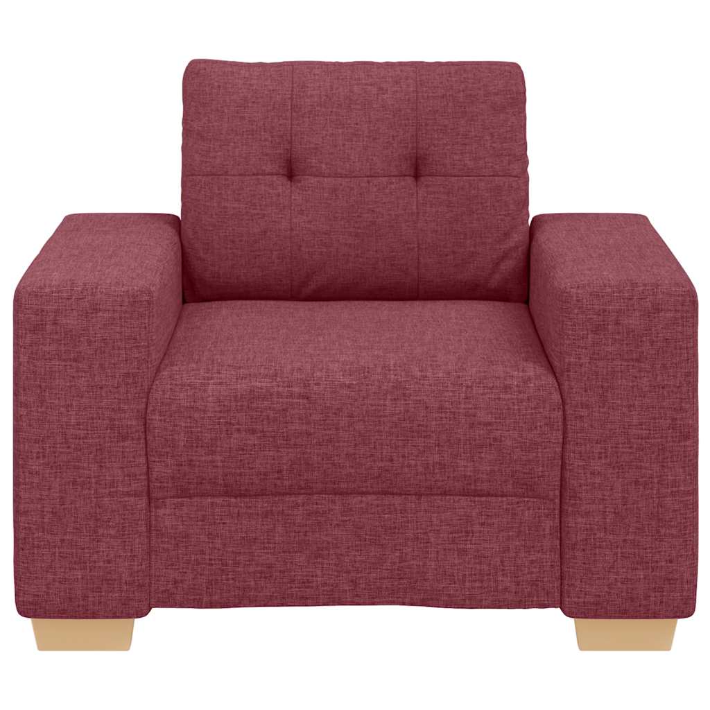 Fauteuil Wijnrood 100x78x80 cm Stof is nu te koop bij PeponiXL, paradijselijk wonen!