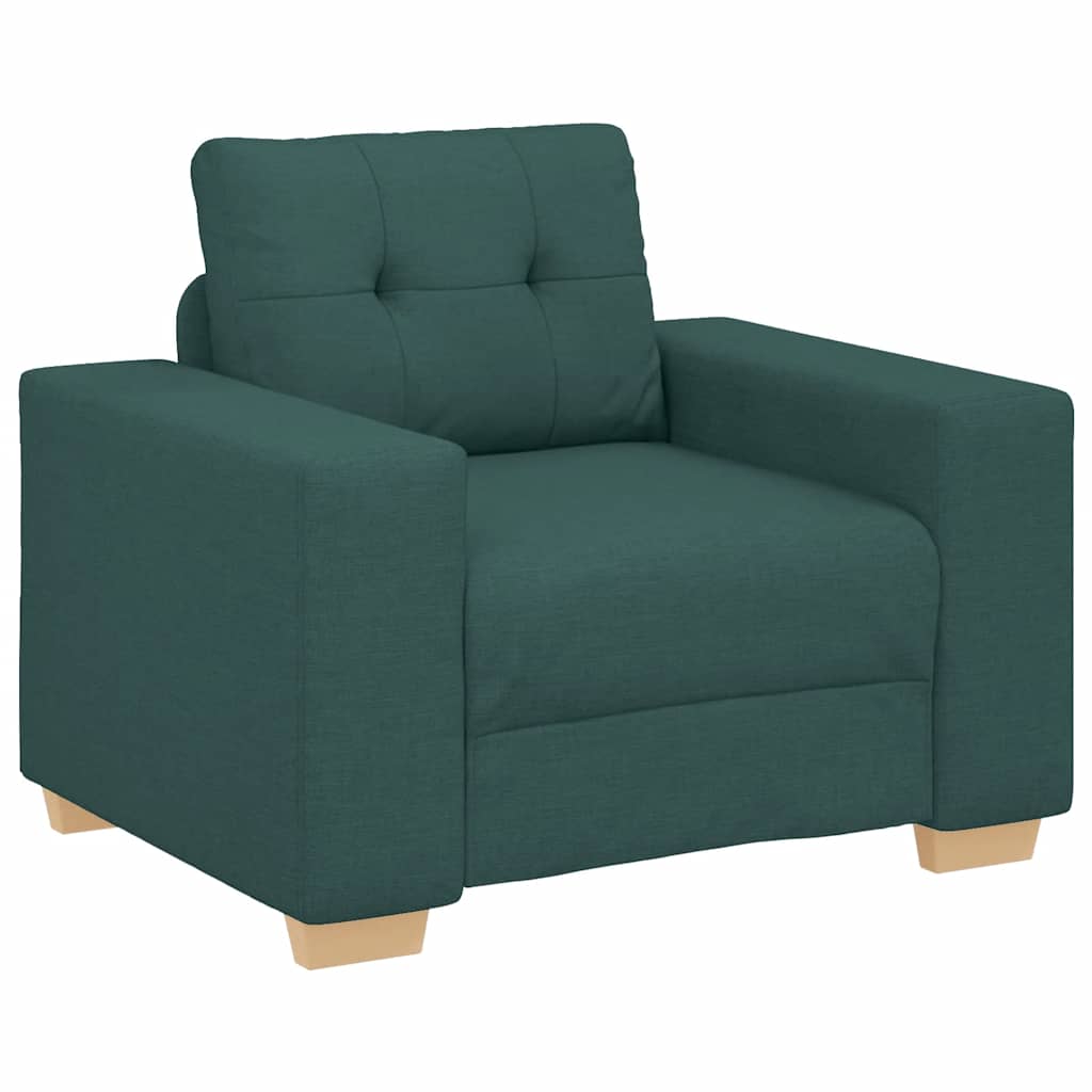 Sofastoel Donkergroen 100x78x80 cm Stof is nu te koop bij PeponiXL, paradijselijk wonen!