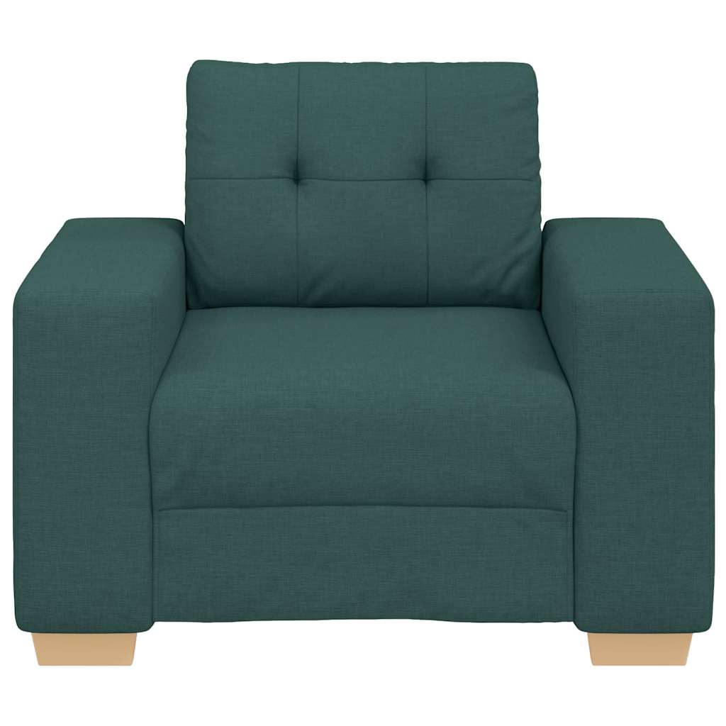 Sofastoel Donkergroen 100x78x80 cm Stof is nu te koop bij PeponiXL, paradijselijk wonen!