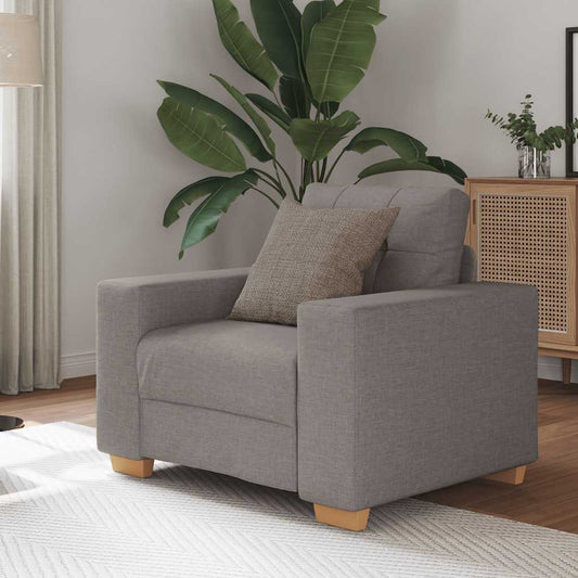 Sofastoel Taupe 100x78x80 cm Stof is nu te koop bij PeponiXL, paradijselijk wonen!