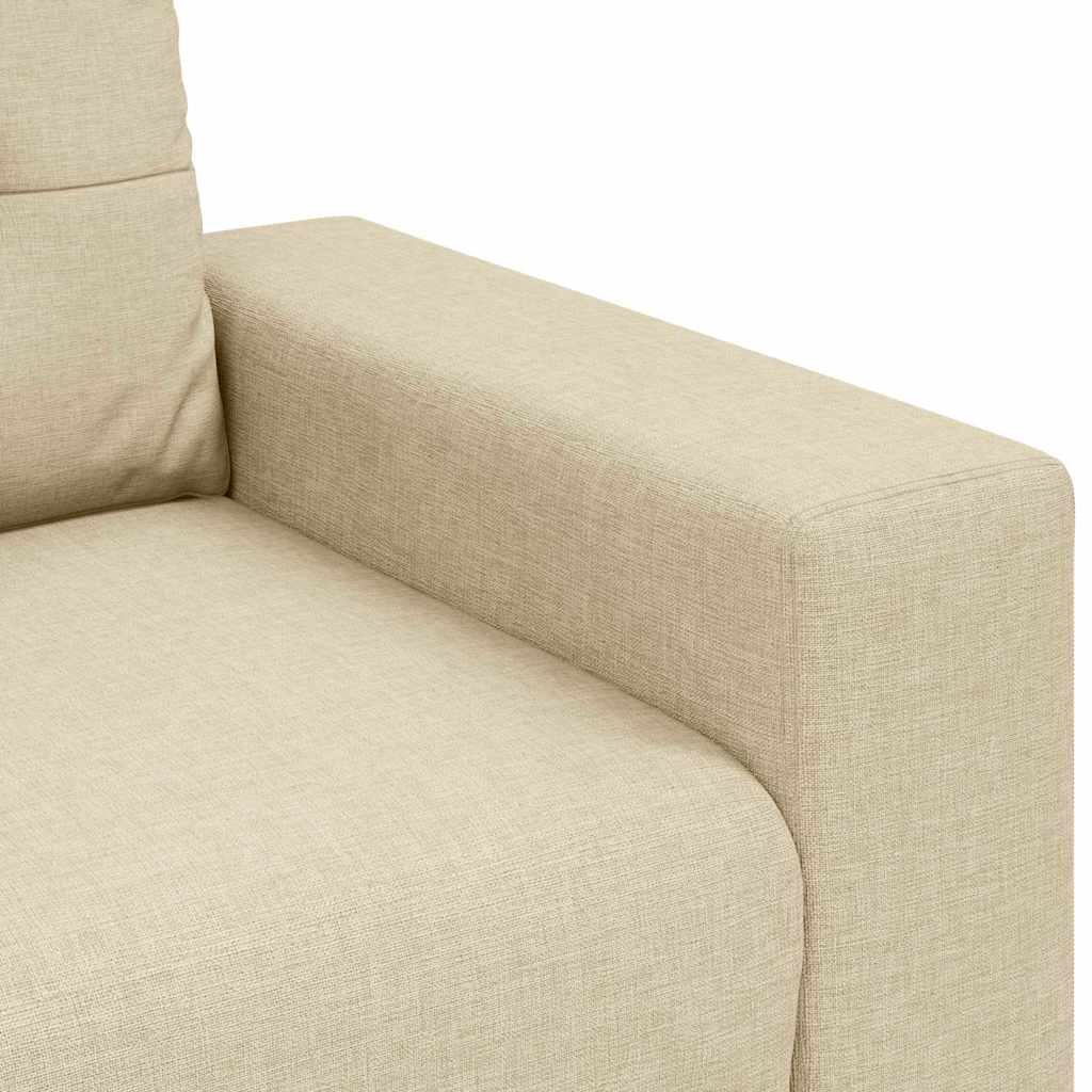 Fauteuil Crème 100x78x80 cm Stof is nu te koop bij PeponiXL, paradijselijk wonen!