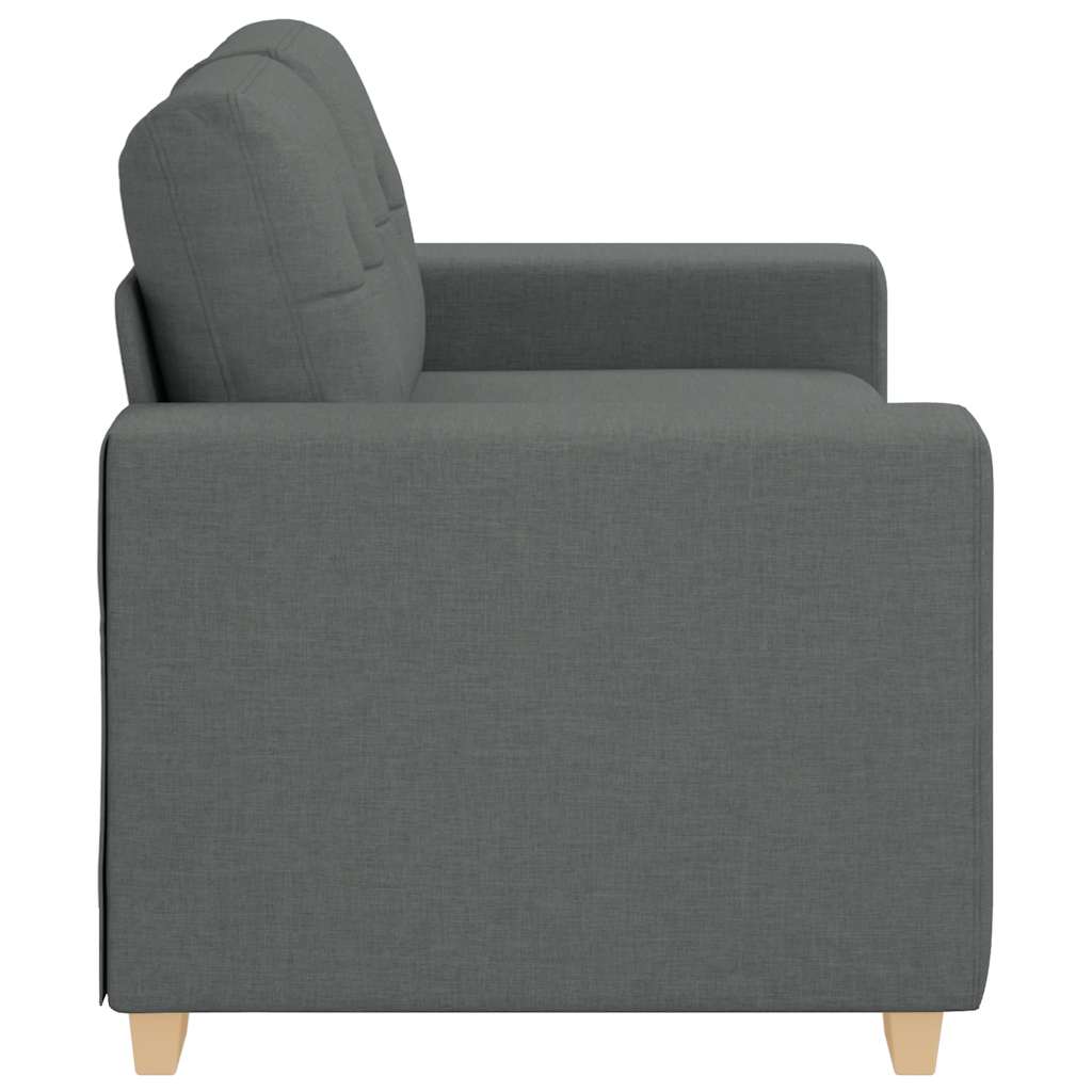 Loveseat bank 160x77x82 cm stof donkergrijs is nu te koop bij PeponiXL, paradijselijk wonen!