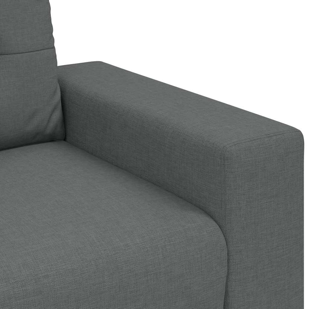 Loveseat bank 160x77x82 cm stof donkergrijs is nu te koop bij PeponiXL, paradijselijk wonen!