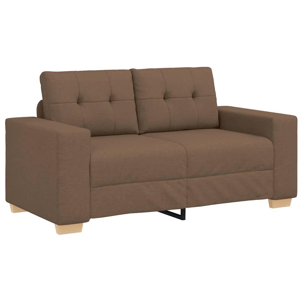 Loveseat Bank Bruin 160x77x82 cm Stof is nu te koop bij PeponiXL, paradijselijk wonen!