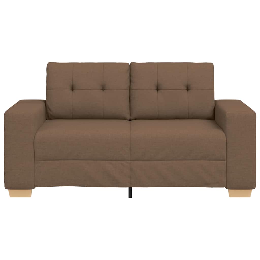 Loveseat Bank Bruin 160x77x82 cm Stof is nu te koop bij PeponiXL, paradijselijk wonen!