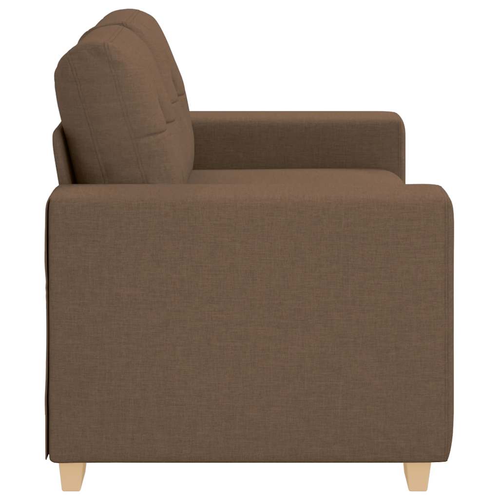 Loveseat Bank Bruin 160x77x82 cm Stof is nu te koop bij PeponiXL, paradijselijk wonen!