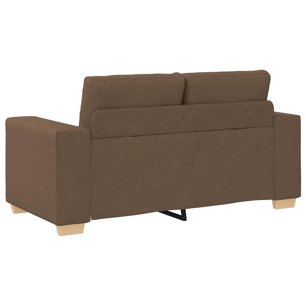 Loveseat Bank Bruin 160x77x82 cm Stof is nu te koop bij PeponiXL, paradijselijk wonen!