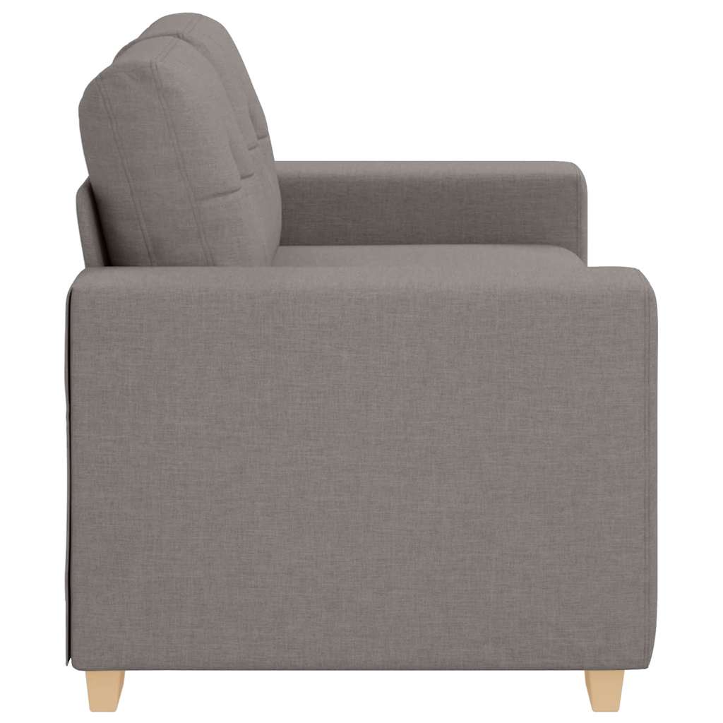 Loveseat Bank Taupe 160x77x82 cm Stof is nu te koop bij PeponiXL, paradijselijk wonen!