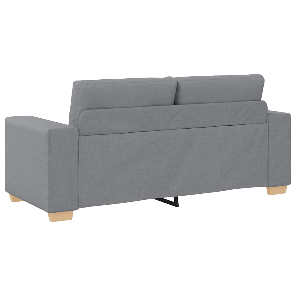 Loveseat bank 180x77x82 cm stof lichtgrijs is nu te koop bij PeponiXL, paradijselijk wonen!
