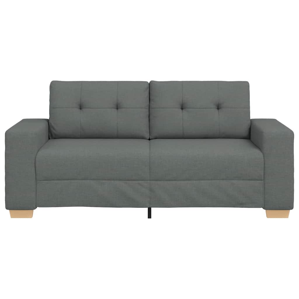 Loveseat bank 180x77x82 cm stof donkergrijs is nu te koop bij PeponiXL, paradijselijk wonen!