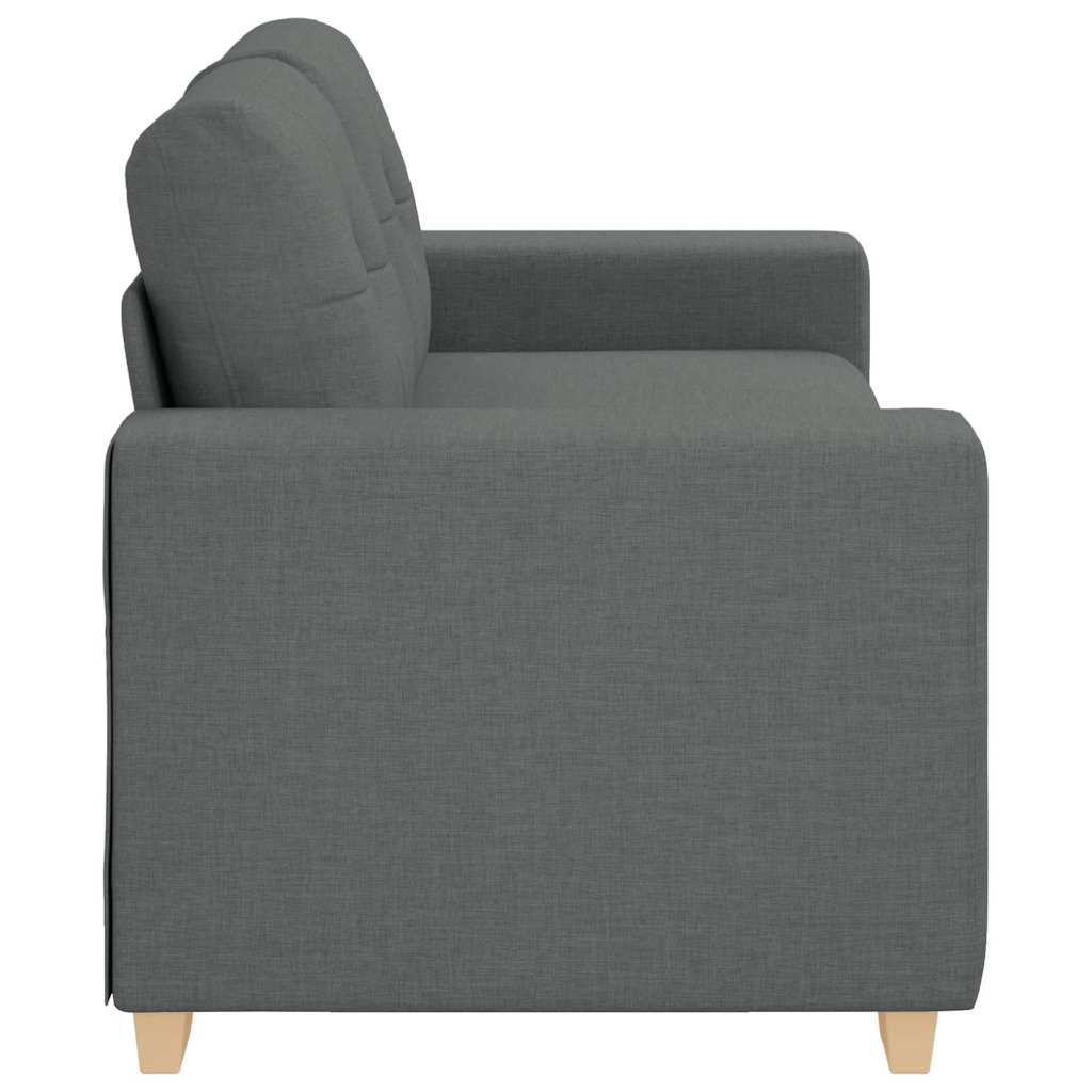 Loveseat bank 180x77x82 cm stof donkergrijs is nu te koop bij PeponiXL, paradijselijk wonen!