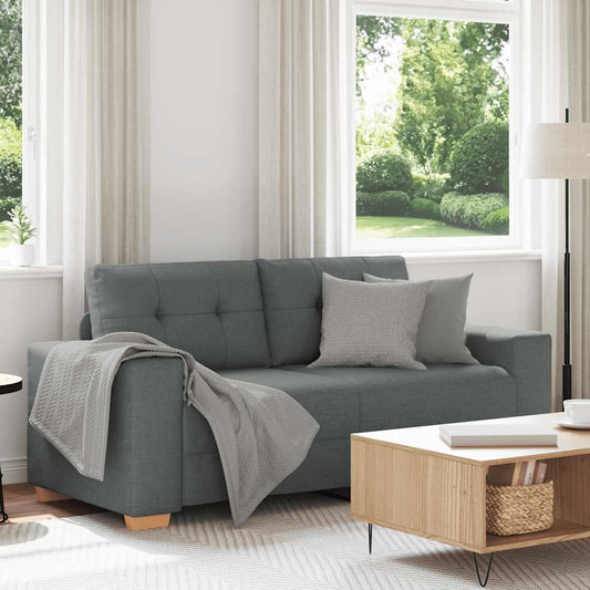 Loveseat bank 180x77x82 cm stof donkergrijs is nu te koop bij PeponiXL, paradijselijk wonen!