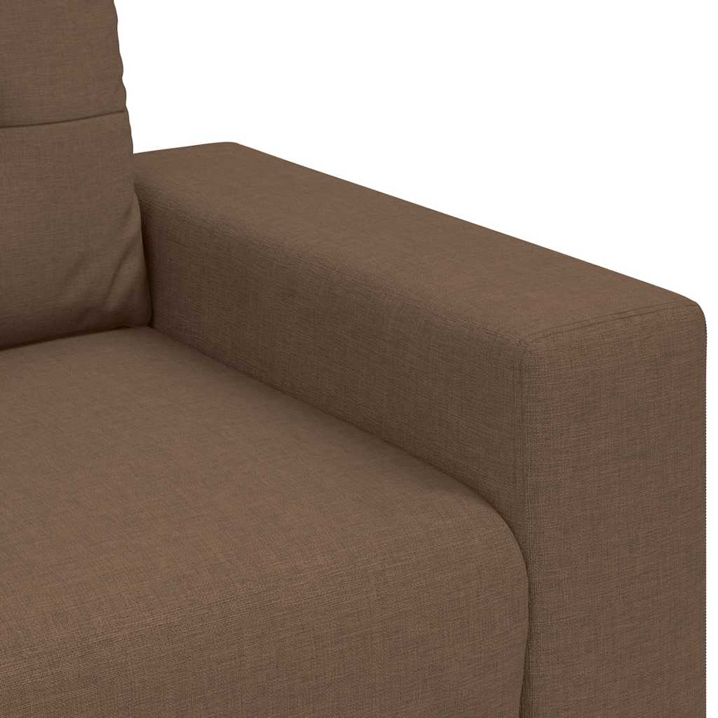 Loveseat Bank Bruin 180x77x82 cm Stof is nu te koop bij PeponiXL, paradijselijk wonen!