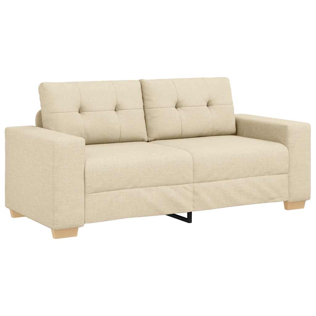 Loveseat Bank Crème 180x77x82 cm Stof is nu te koop bij PeponiXL, paradijselijk wonen!