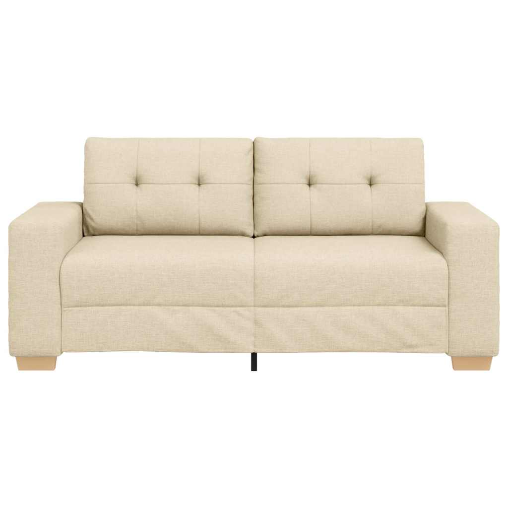 Loveseat Bank Crème 180x77x82 cm Stof is nu te koop bij PeponiXL, paradijselijk wonen!