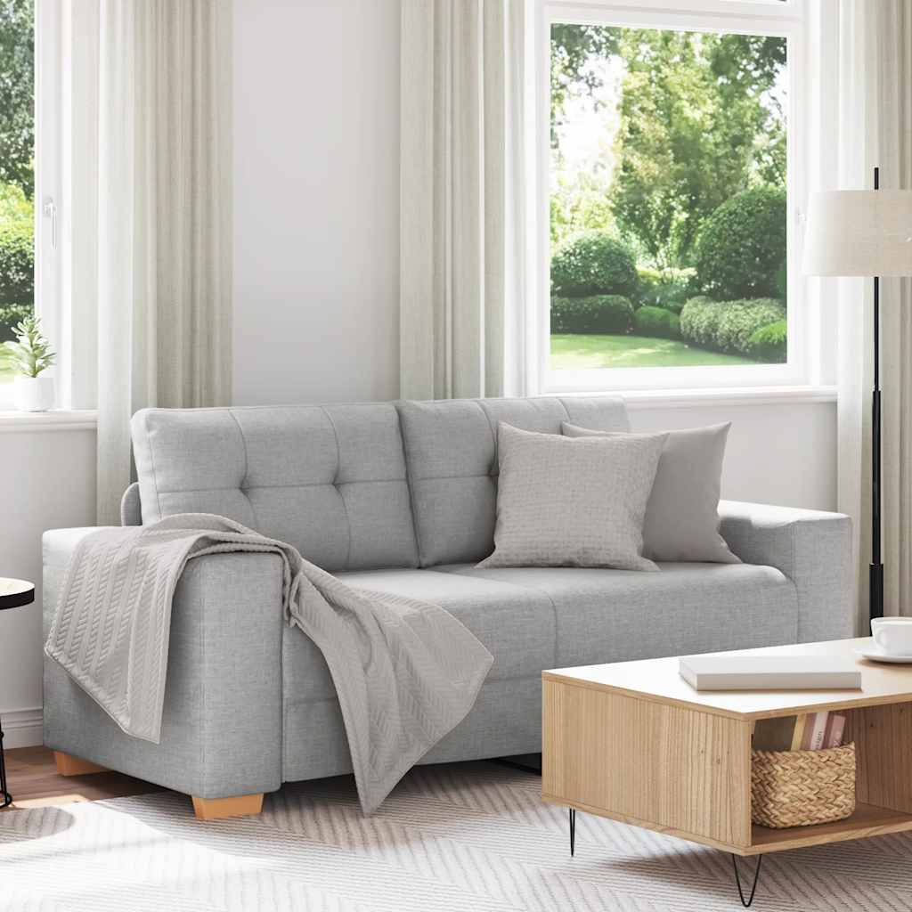 Loveseat Bank Wolkengrijs 180x77x82 cm Stof is nu te koop bij PeponiXL, paradijselijk wonen!